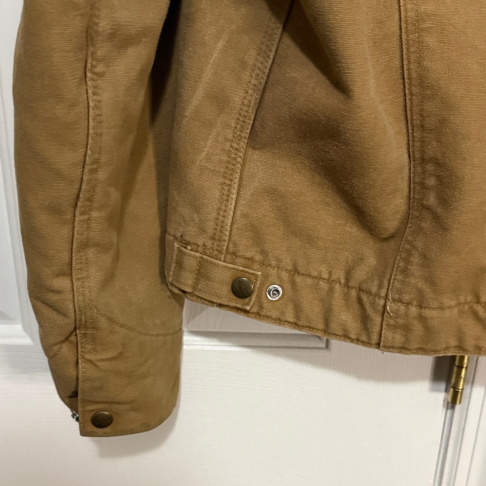 Vintage Detroit Women’s Carhartt Jacket W J097 CML Size Large - Picture 3 of 11
